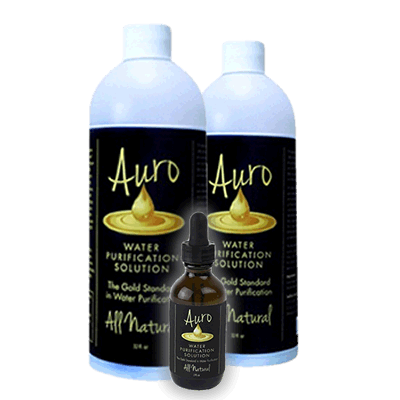 Auro Liquid Gold Water Purification Complete Travel Pack